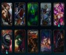 Unranked Account on EU West with 138 Champions and 124 Skins