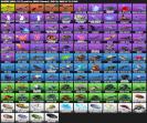 Diverse Collection of 186 Skins for PC Battle Royale