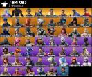 Diverse Fortnite Collection with 54 Unique Skins on PC 🎭🖥