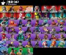 Diverse Fortnite Collection with 52 Unique Skins 🎭🖥