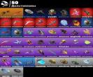 Diverse Fortnite Collection with 50 Unique Skins on PC 🎭🖥