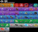 Diverse Fortnite Collection with 64 Unique Skins on PC 🎭🖥