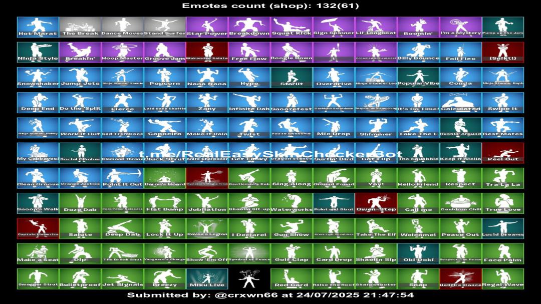 Unique Fortnite Collection with 115 Skins on PC 🎭🖥