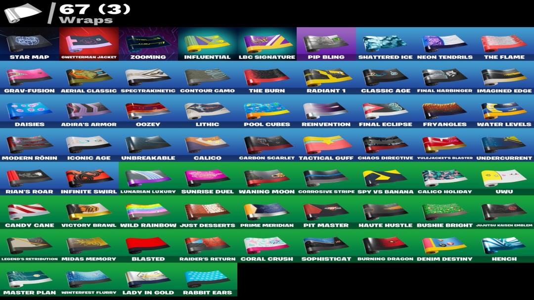 Diverse Collection of 78 Unique Skins for PC Fortnite