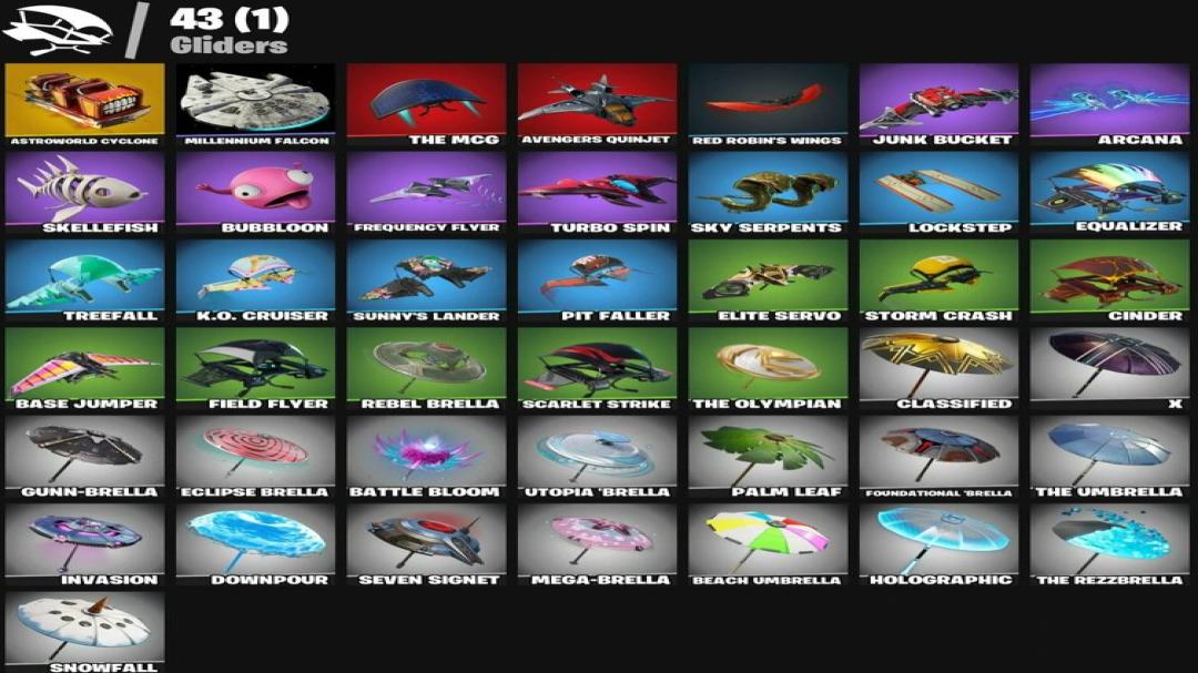 Diverse Fortnite Collection with 20 Unique Skins on PC 🖥🎭