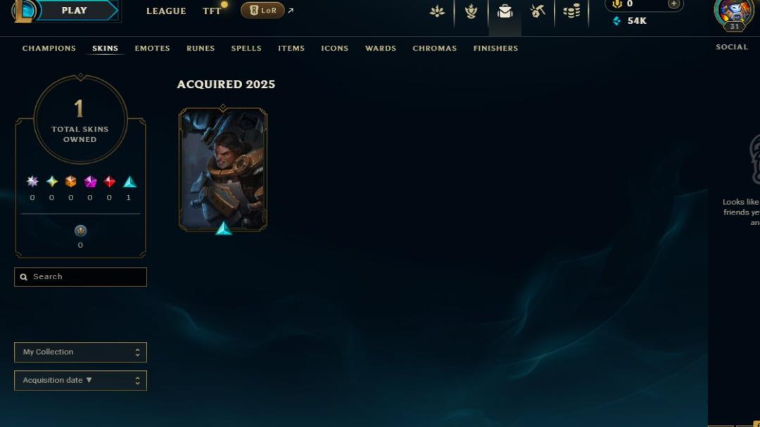 Level 31 Silver EU West Account with 11 Champions and 4 Skins