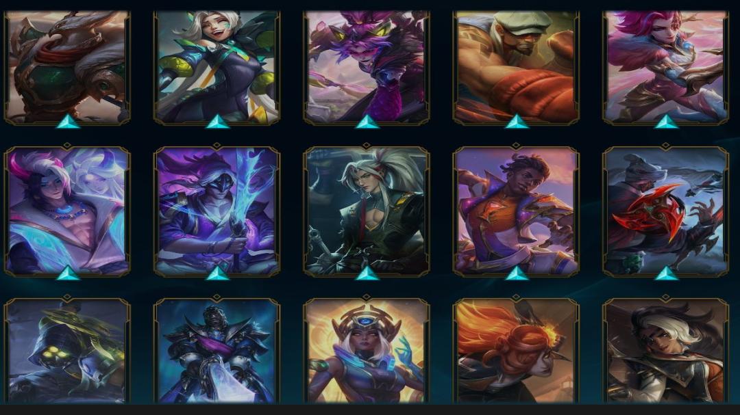 Platinum Level 127 Account with 58 Champions and 62 Skins