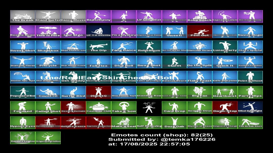 Diverse Battle Royale Collection with 82 Unique Skins 🖥🎭