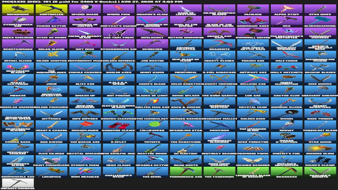 Diverse Fortnite Collection with 110 Unique Skins 🎭🖥
