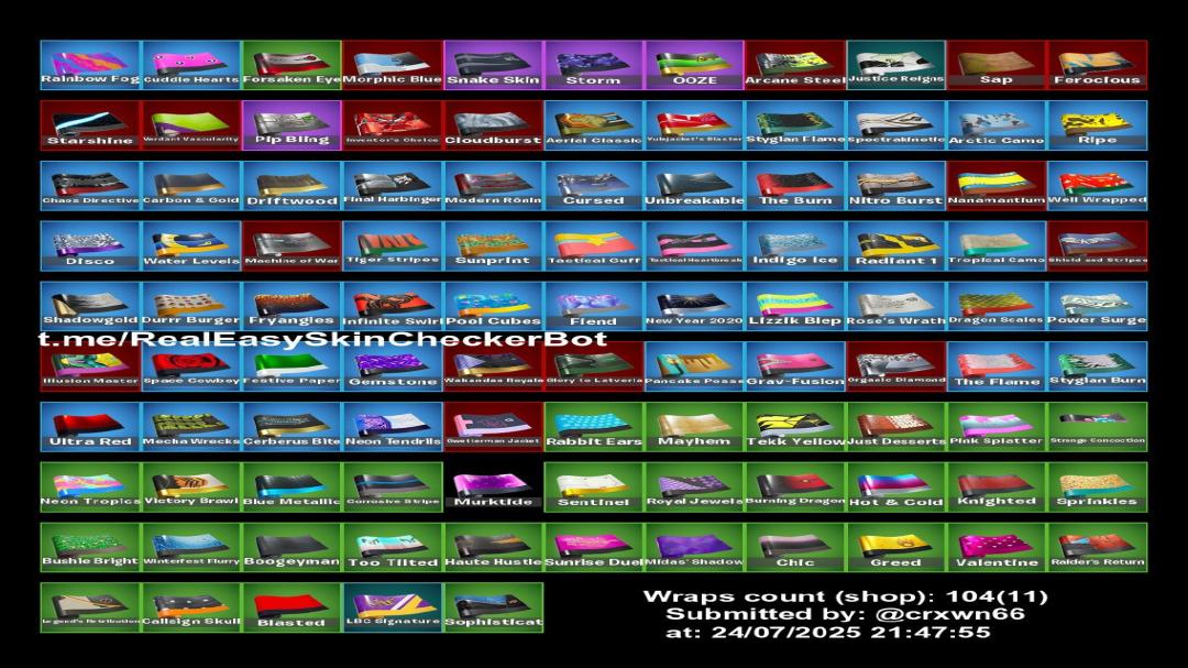 Unique Fortnite Collection with 115 Skins on PC 🎭🖥