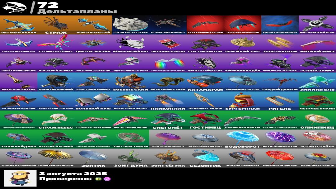 Diverse Fortnite Collection with 44 Unique Skins on PC 🎭🖥