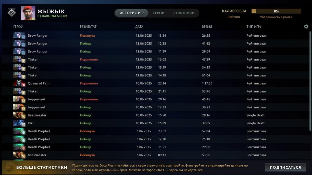 🏅 MMR 1400 | 🕒 1453h | 🛡 Integrity 8832