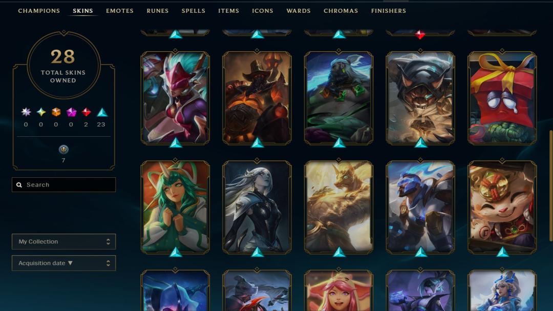 EU West Account - Level 48, 62 Champions, 29 Skins, Unranked