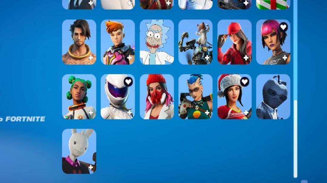 Diverse Fortnite Collection with 47 Unique Skins on PC 🎭🖥