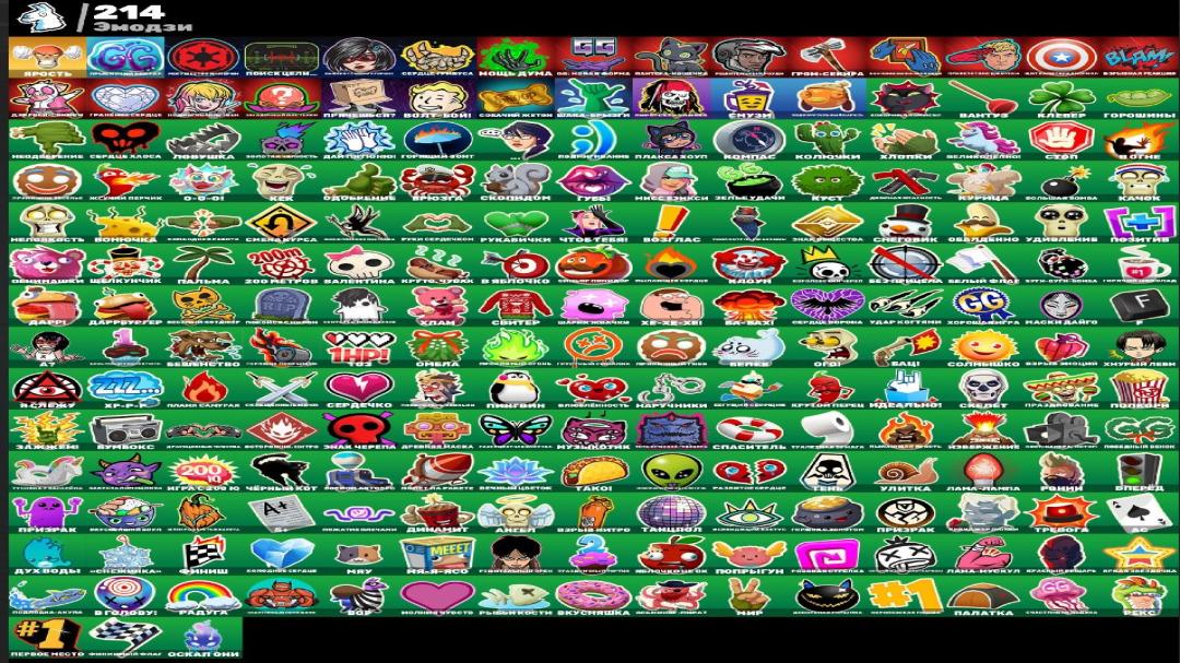 Diverse Collection of 195 Skins for PC Battle Royale