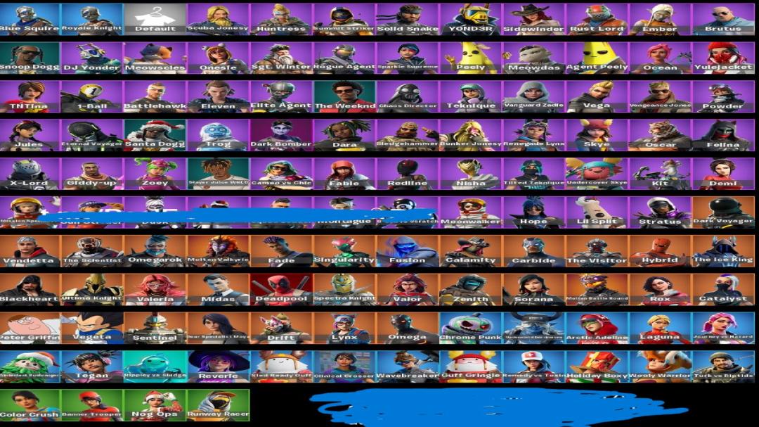 Varied Collection of 125 Unique Skins for PC Battle Royale 🎭🖥