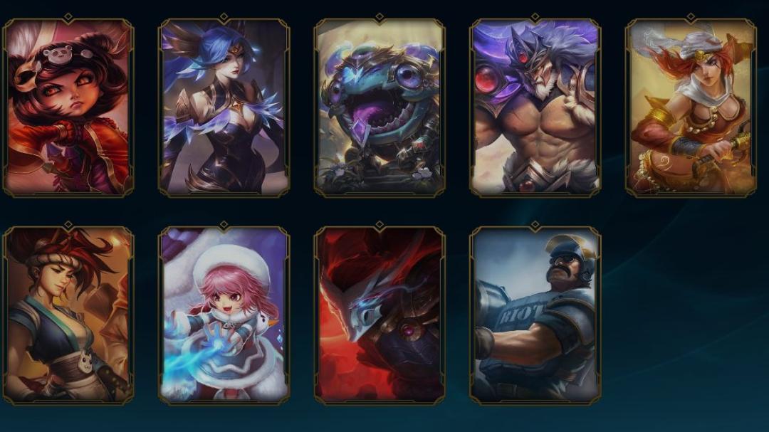 Platinum Level 127 Account with 58 Champions and 62 Skins