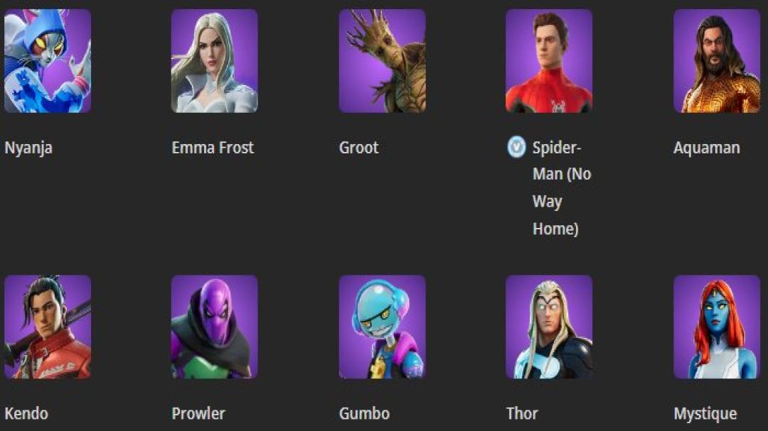 Diverse Fortnite Collection with 90 Skins on PC 🎭🖥