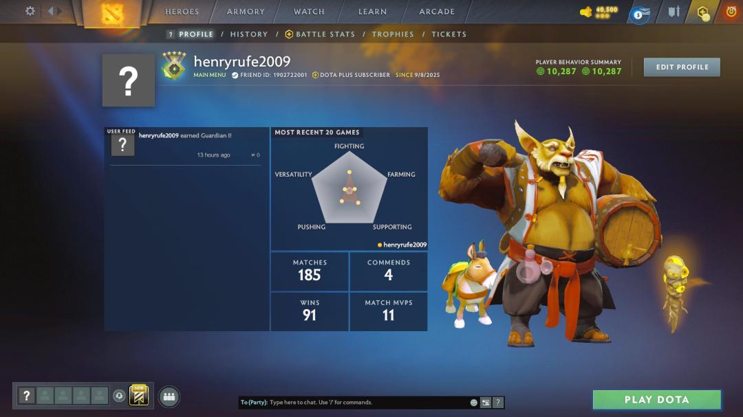 🏅 MMR 600 | 🕒 150h | 🛡 Integrity 10000