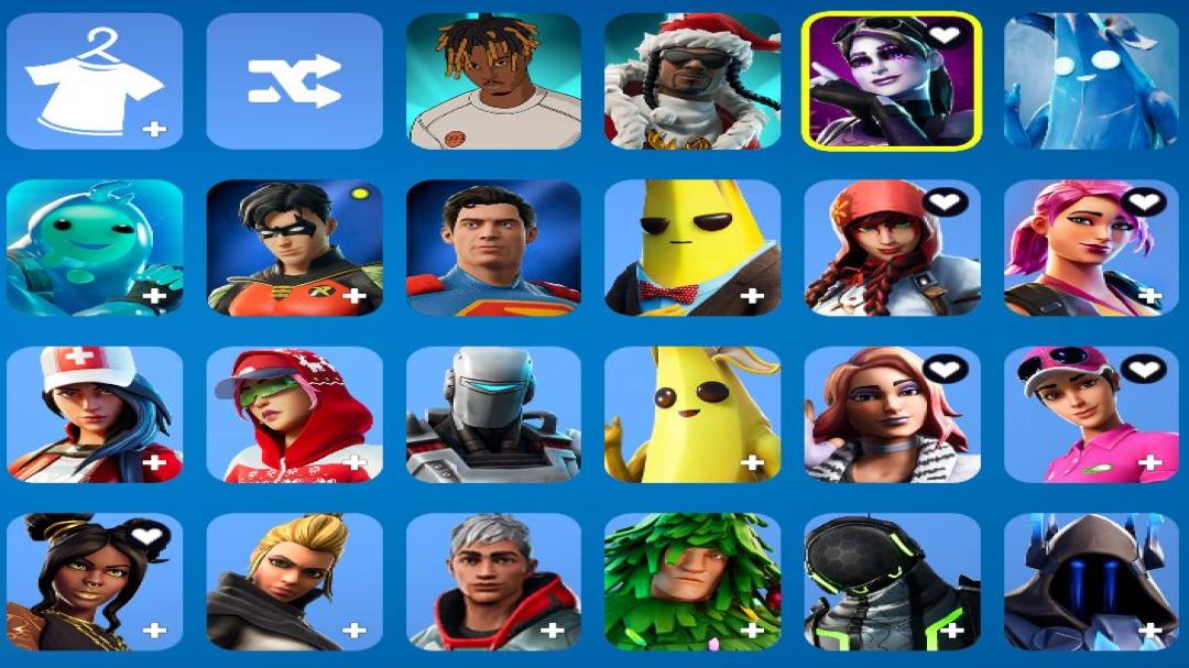 Diverse Fortnite Collection with 76 Unique Skins 🎭🖥