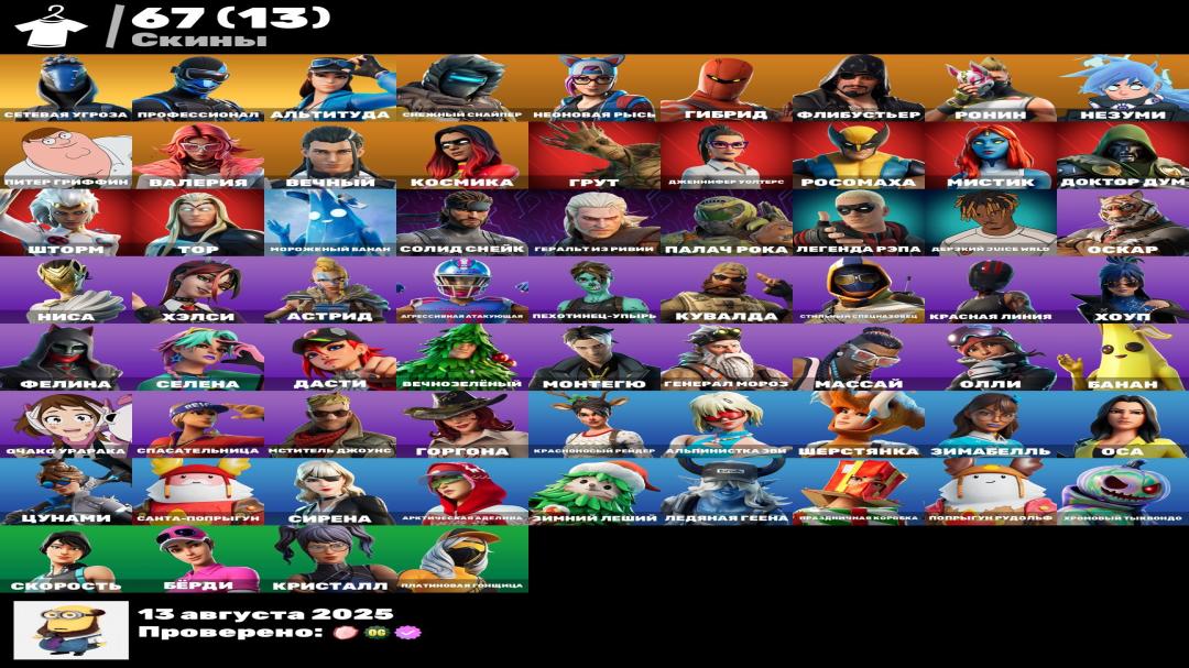 Diverse Collection of 67 Skins for PC Battle Royale 🎭🖥