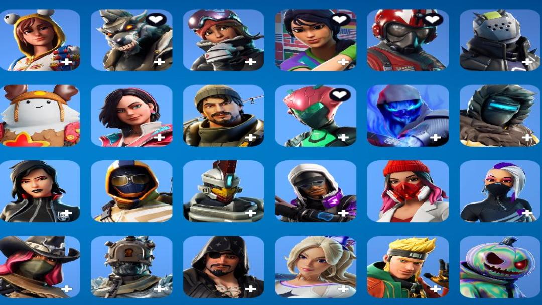 Diverse Fortnite Collection with 76 Unique Skins 🎭🖥