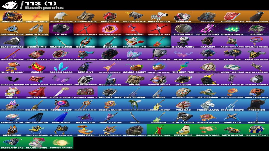 Diverse Collection of 78 Unique Skins for PC Fortnite