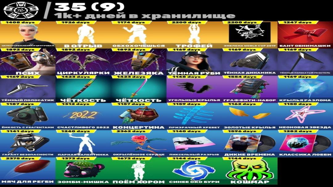 Diverse Fortnite Collection with 141 Unique Skins 🎭🖥