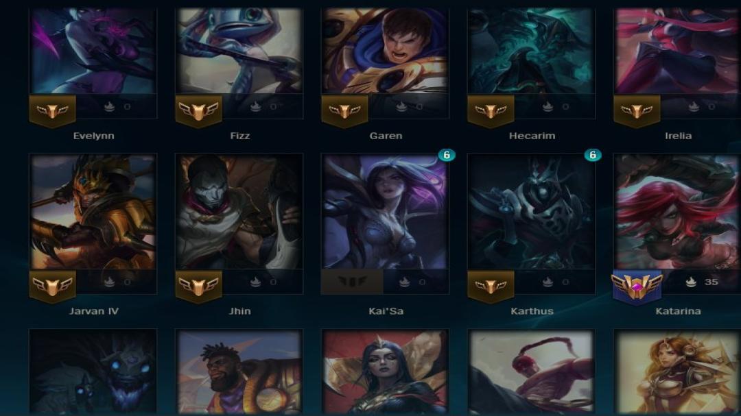 Level 87 EU West Account with 65 Champions and 12 Skins