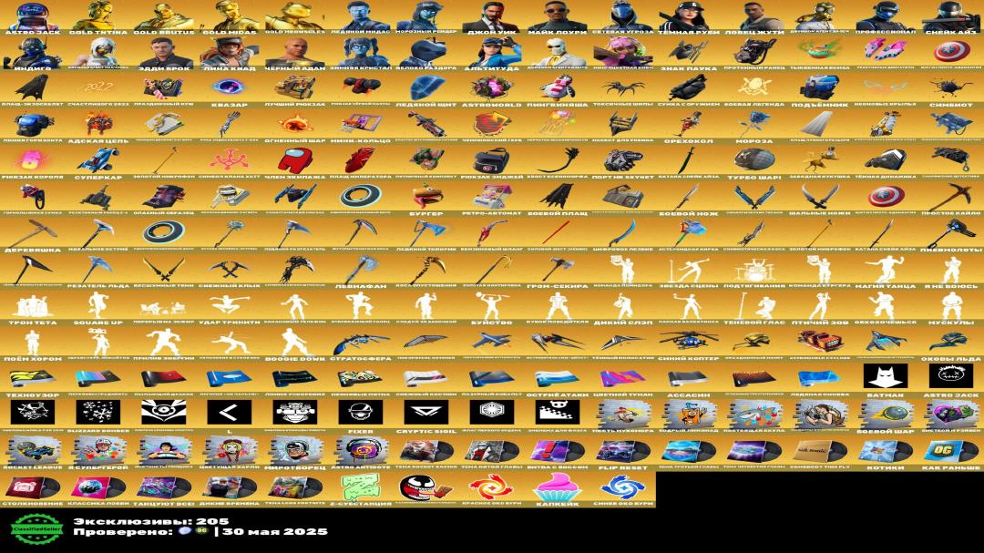 Diverse Fortnite Collection with 349 Unique Skins on PC 🎭🖥