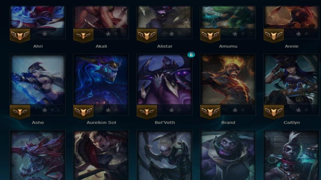 Level 87 EU West Account with 65 Champions and 12 Skins
