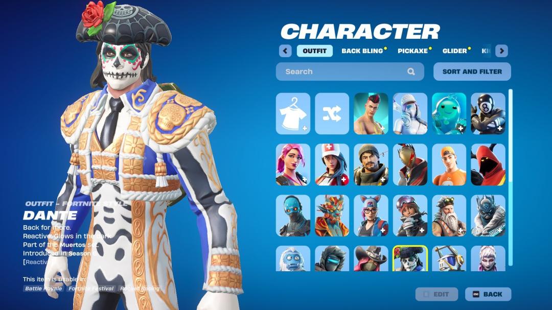 Diverse Fortnite Collection with 40 Unique Skins 🎭🖥