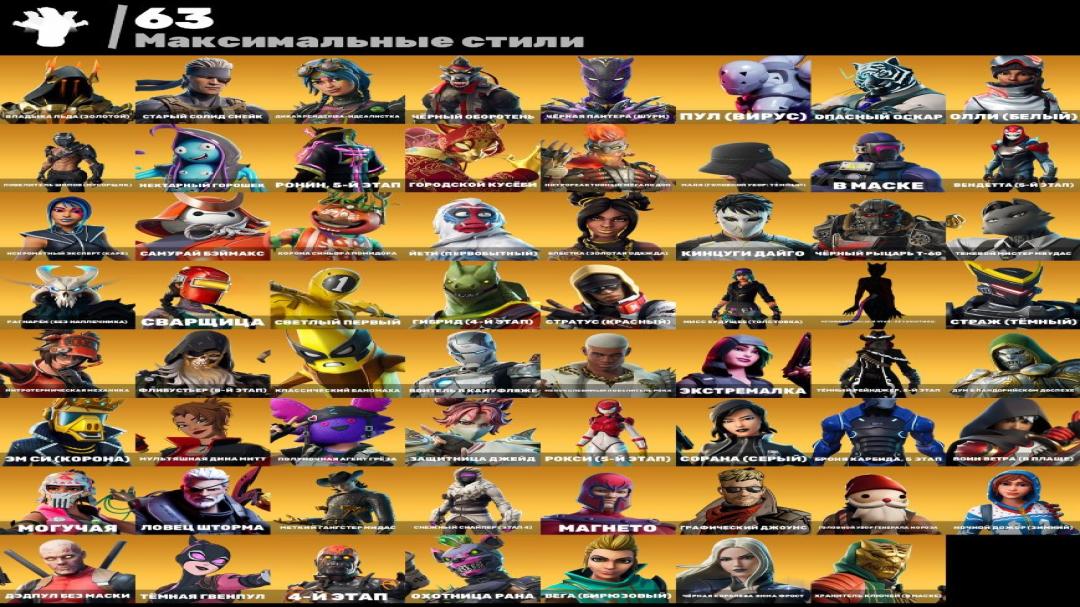 Diverse Collection of 195 Skins for PC Battle Royale