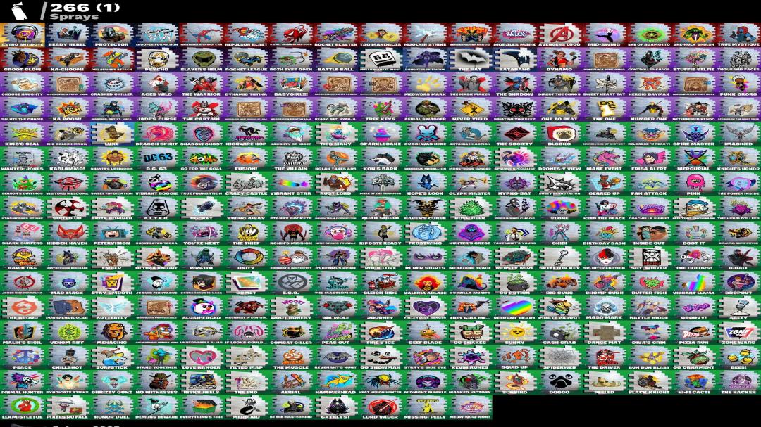 Impressive Collection of 152 Unique Skins for Battle Royale 🖥🎭