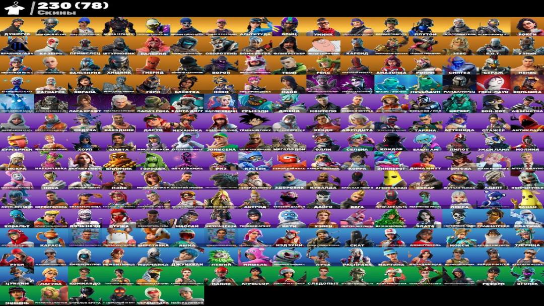 Impressive Collection of 230 Skins for PC Battle Royale 🎭🖥