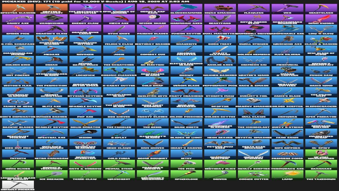 Diverse Fortnite Collection with 138 Unique Skins 🎭🖥