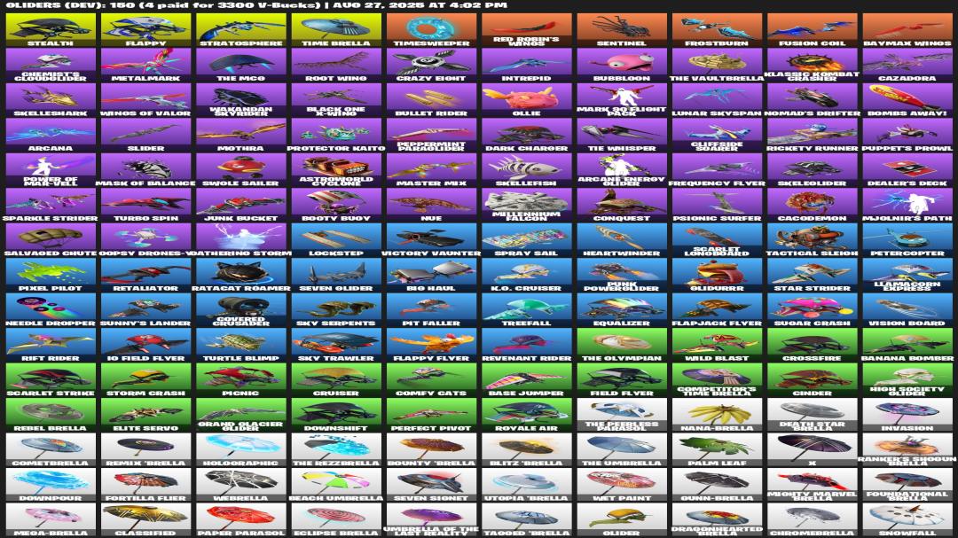 Diverse Fortnite Collection with 110 Unique Skins 🎭🖥