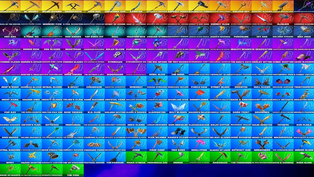 Diverse Fortnite Collection with 166 Unique Skins 🎭🖥