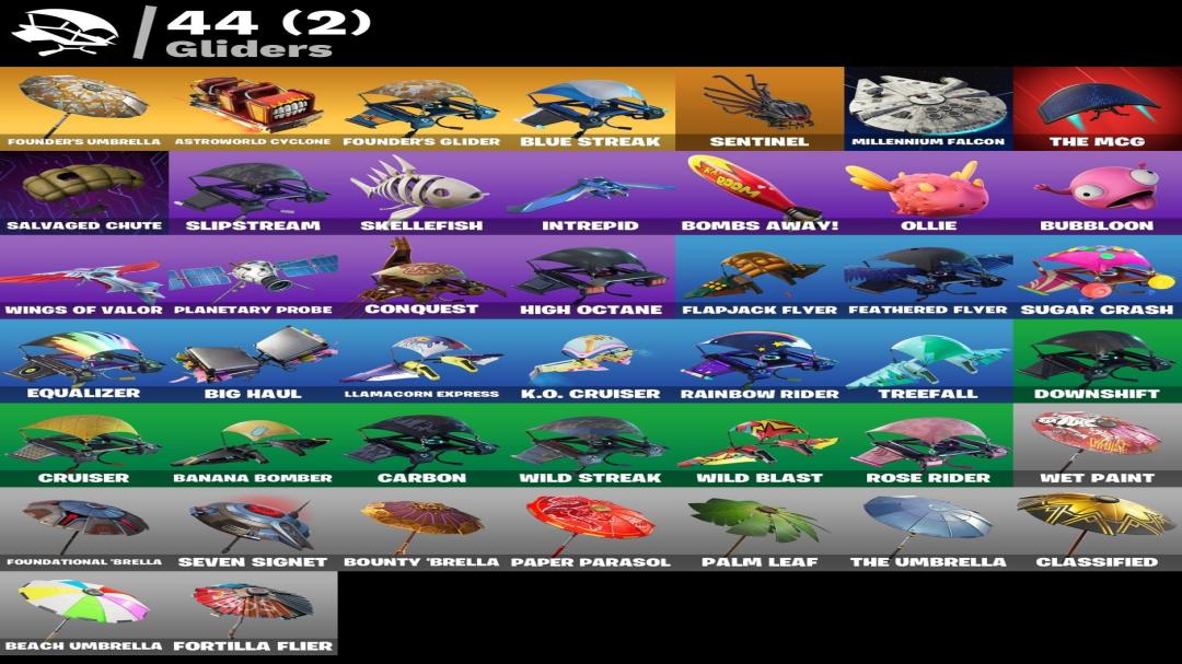 Diverse Collection of 38 Unique Skins for Fortnite (PC)