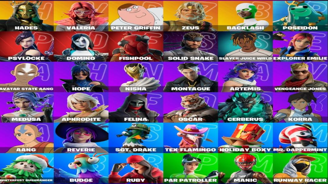Diverse Collection of 36 Unique Skins for PC Battle Royale 🎭🖥