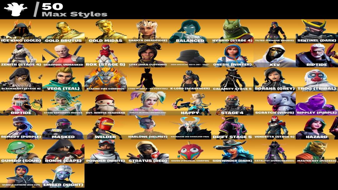 Diverse Collection of 119 Skins for PC Battle Royale 🎭🖥