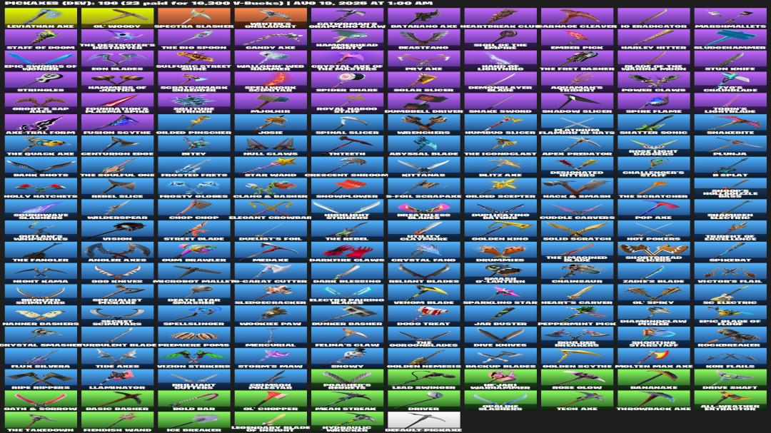 Diverse Collection with 151 Unique Skins for Battle Royale 🖥🎭