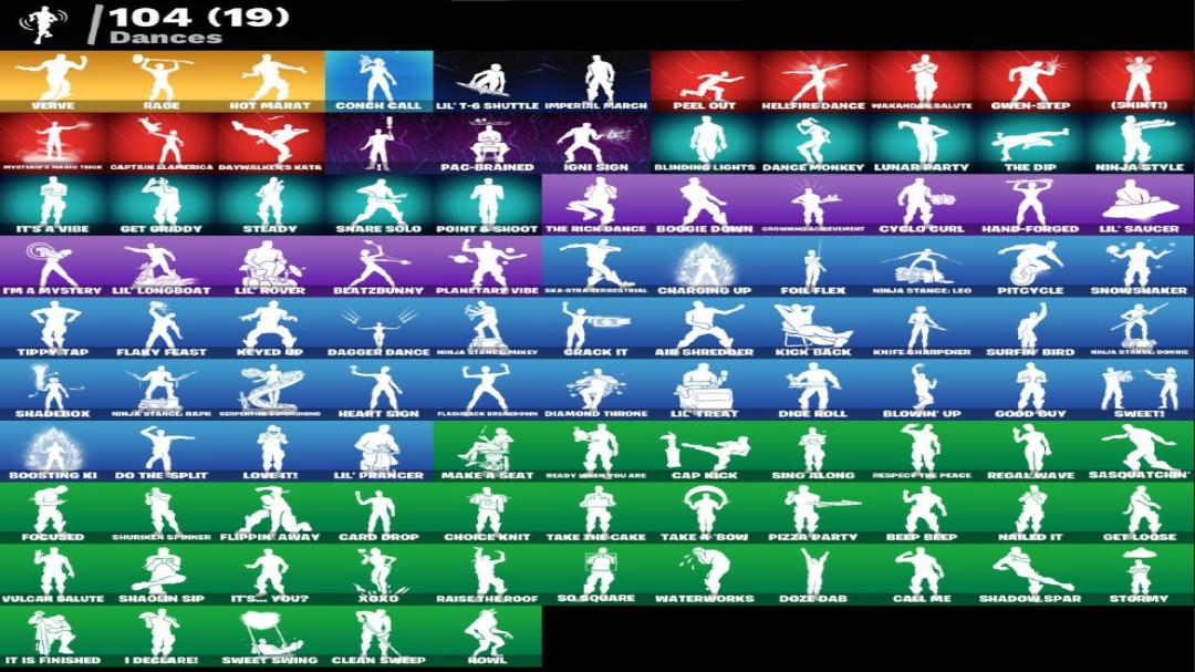 Diverse Fortnite Collection with 89 Unique Skins Ready to Play!