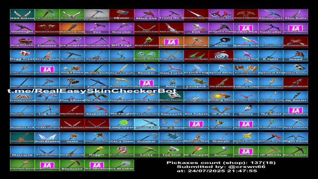 Unique Fortnite Collection with 115 Skins on PC 🎭🖥