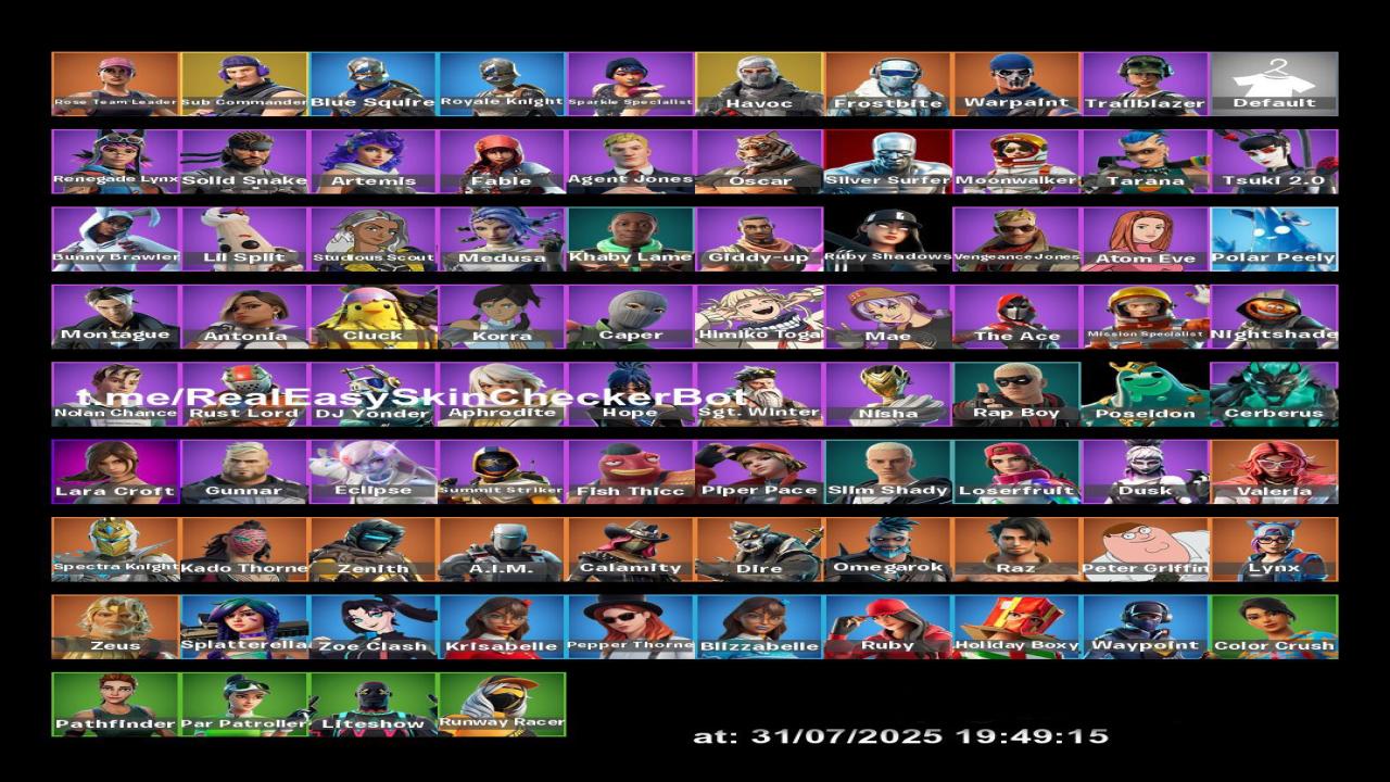 Diverse Fortnite Collection with 84 Unique Skins on PC 🎭🖥