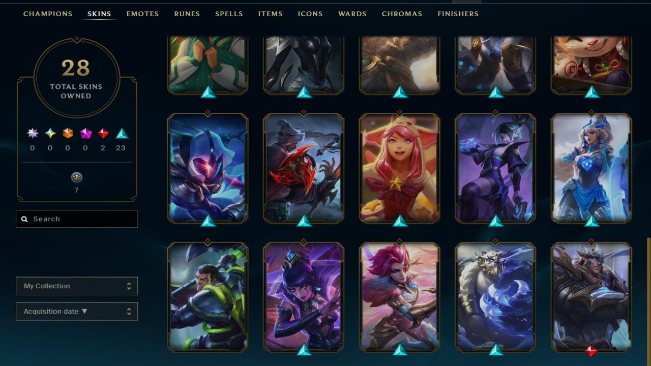 EU West Account - Level 48, 62 Champions, 29 Skins, Unranked