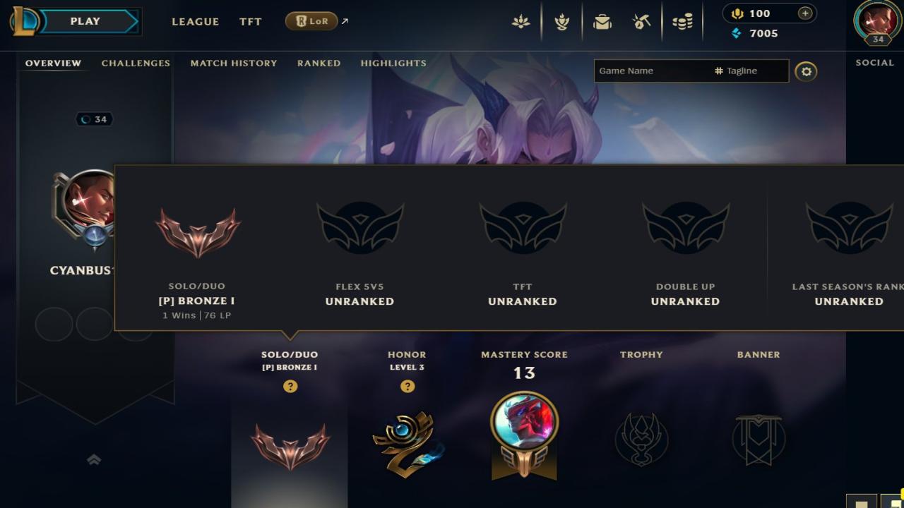 EU West Level 34 Account with 37 Champions and 3 Skins