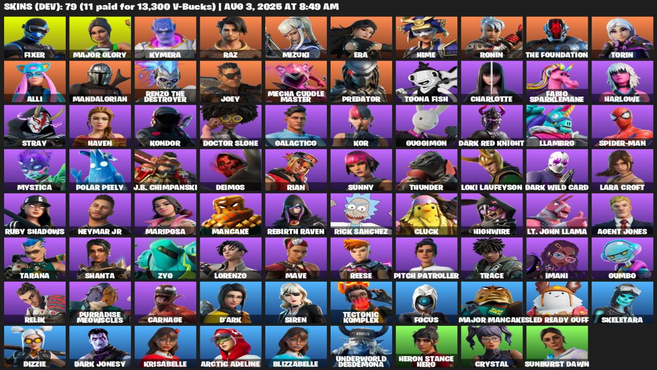 Battle Royale Collection with 79 Unique Skins 🎭🖥