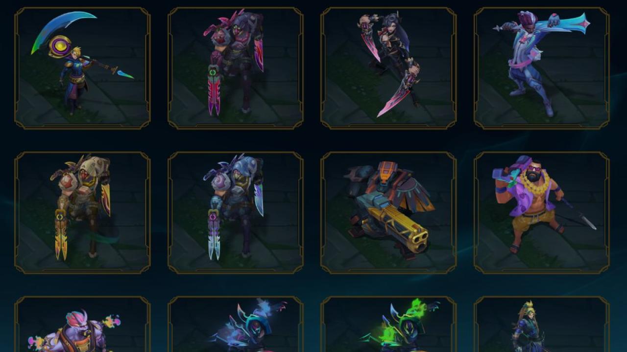 Platinum Level 127 Account with 58 Champions and 62 Skins