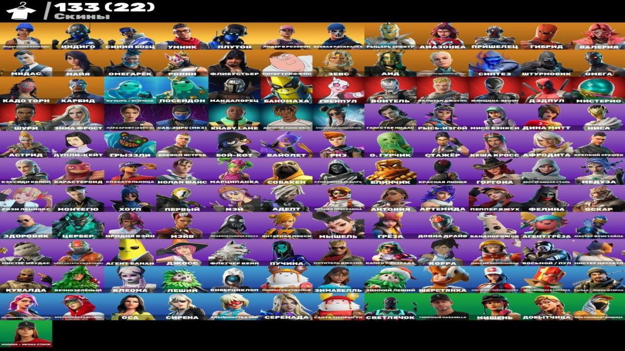 Impressive Collection of 133 Skins for PC Battle Royale 🎭🖥
